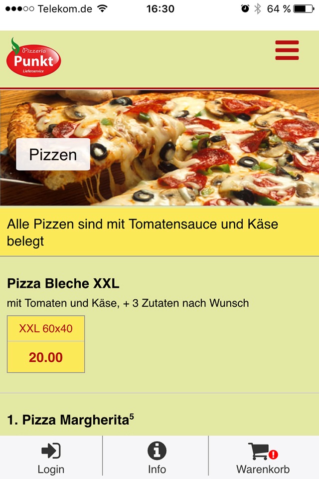 Pizzeria Punkt screenshot 2