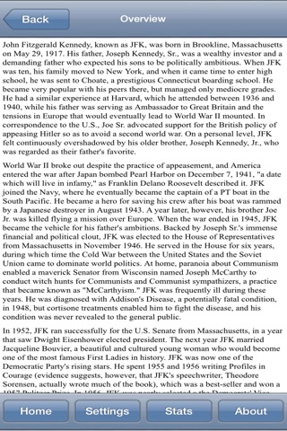 John Kennedy Biography & Quiz screenshot 4