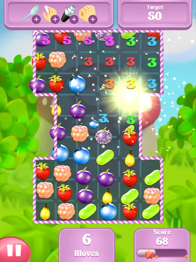 Berry Pop:Match Three Free, game for IOS