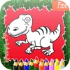 Dino Paint Drawing Color : Cute Caricature Art Idea Pages For Kids