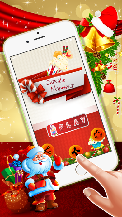 How to cancel & delete Cupcake Maneuver  : - A match 3 puzzles for Christmas season from iphone & ipad 1