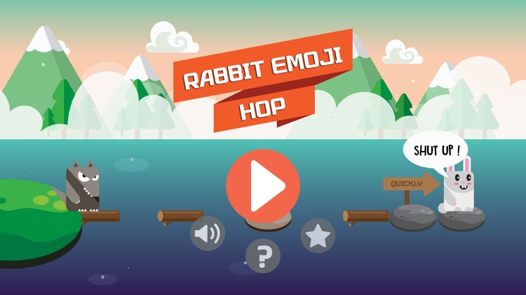 Rabbit Emoji Hop