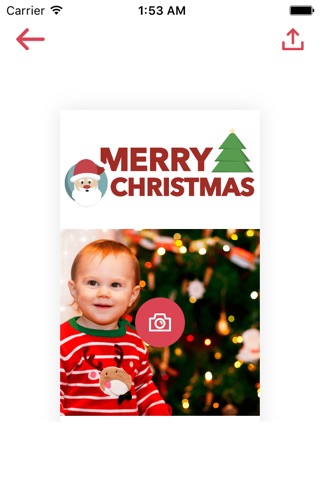 Greetings Card Maker free - Wish Merry christmas with your own custom picture screenshot 3