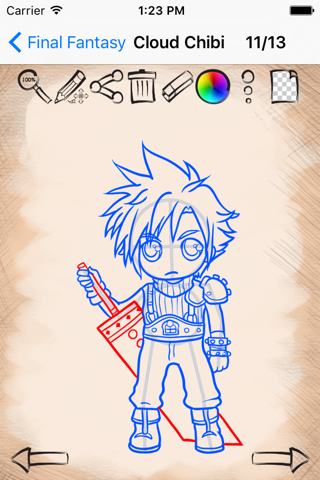 Learning To Draw Edition For Final Fantasy screenshot 3
