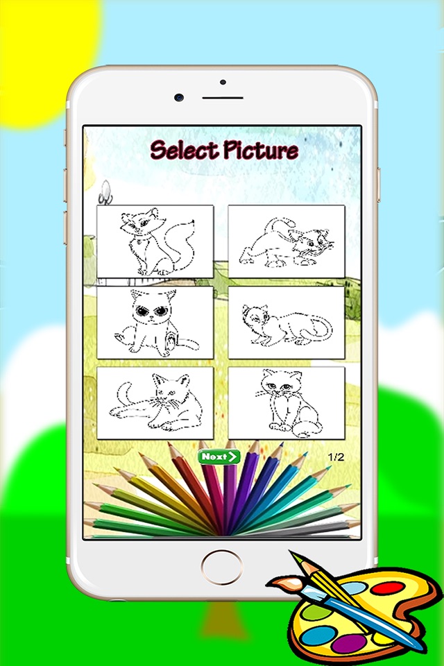 Coloring Book The Cat For kids of all ages screenshot 2