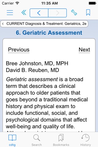 Current Diagnosis and Treatment: Geriatrics, Second Edition screenshot 2