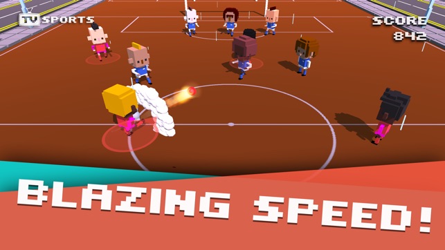 TV Sports Soccer - Endless Blocky Runner(圖3)-速報App