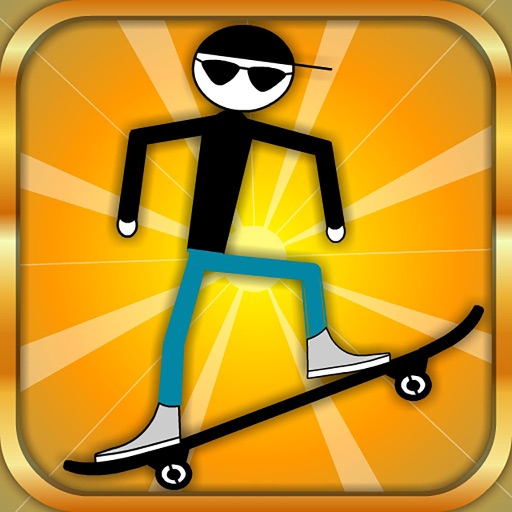 Skater Run for Stickman Icon