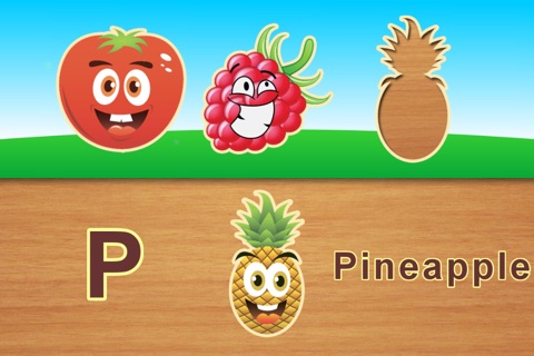 Fruits alphabet for kids - children's preschool learning and toddlers educational game + screenshot 4