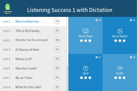 Listening Success 1 with Dictation screenshot 4