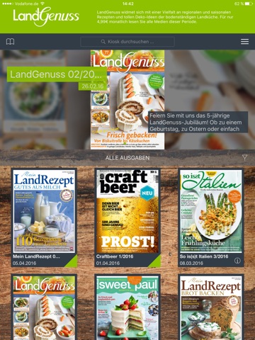 Скриншот из LandGenuss Magazin | Natürlich, gastlich & voller Liebe kochen