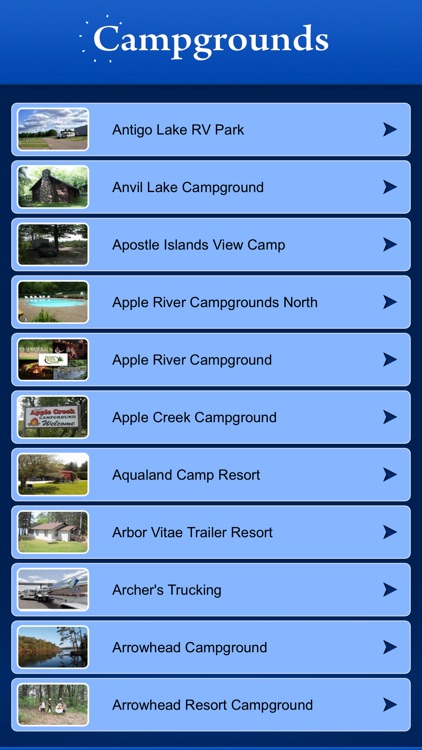 Wisconsin Campgrounds and RV Parks