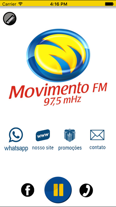 How to cancel & delete Rádio Movimento FM - Pato Branco from iphone & ipad 1