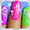 Nail Polish Pro™ Nail Art Designer Game Featuring Sparkling Holo Gel