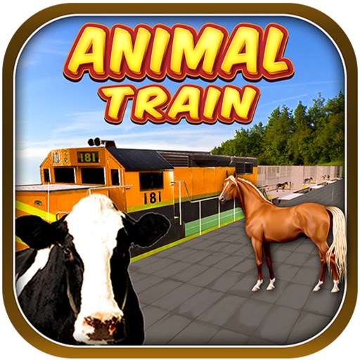 Farm Animal Transport Train 3d