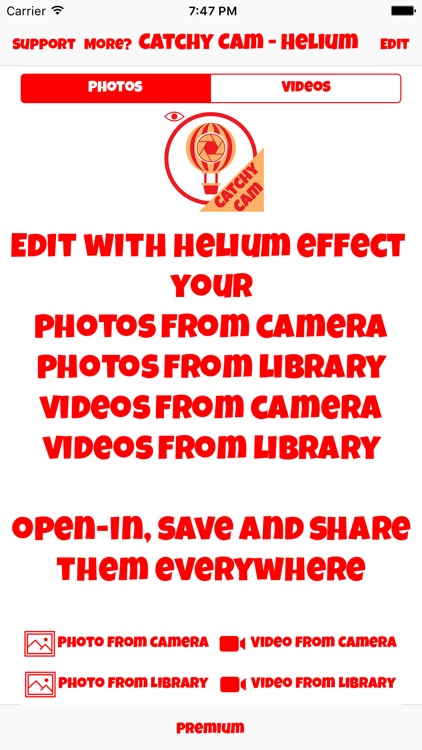 Catchy Cam - Helium Booth