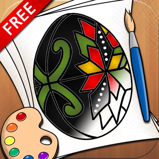 Coloring Pages for Kids Easter Eggs Free