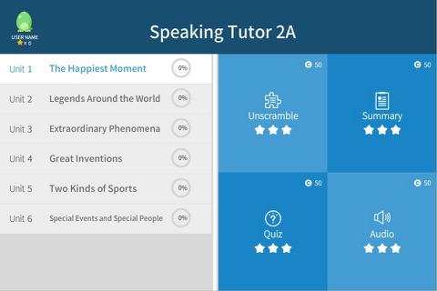 Speaking Tutor 2A screenshot 4