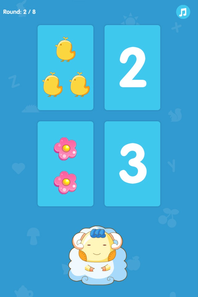 Number Match (Number Flash Cards for Pre-K) - The Yellow Duck Educational Game Series screenshot 3