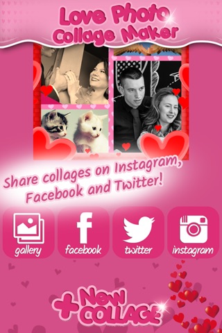 Love Photo Collage Maker - Add Cute Effects & Decorate Your Romantic Pics screenshot 3