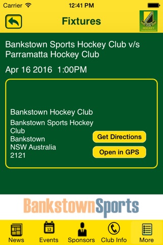 Bankstown Sports Hockey Club screenshot 3