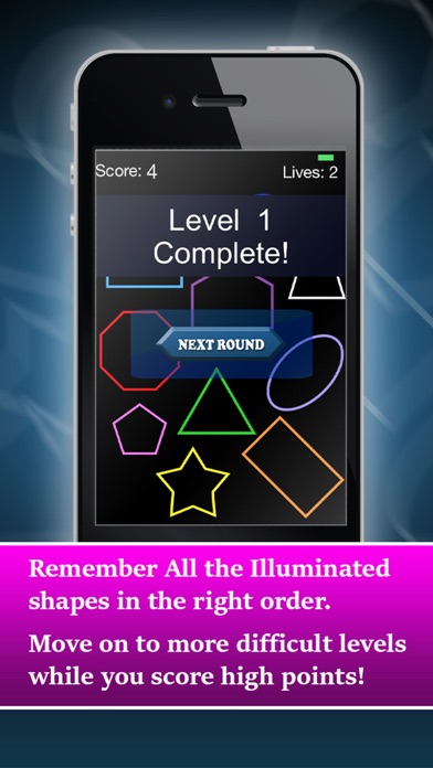 Remember The Shapes PRO : Thinking Skills To Improve Brain Plasticity Screenshot 2