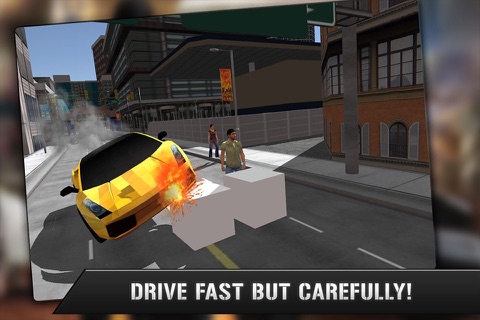 Underworld Mafia Crime Driving vs city Car police rush 3D screenshot 3