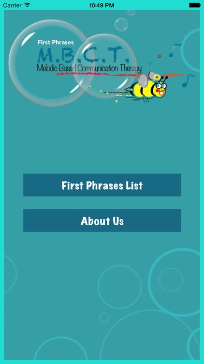 Melodic Based Communication Therapy - First Phrases