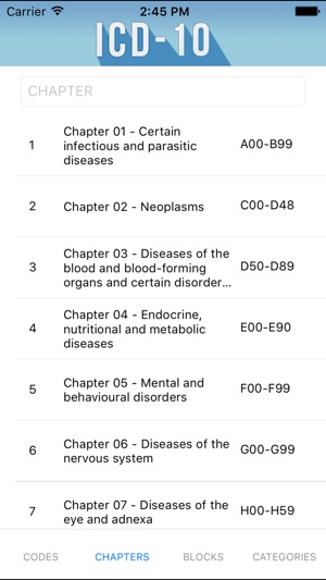 ICD-10 Pro: Codes of Diseases(圖4)-速報App