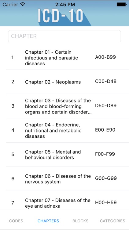 ICD-10 Pro: Codes of Diseases screenshot-3