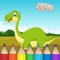 Dinosaur Coloring Book - Free Fun Educational Dinosaur Drawing Pages for Preschool