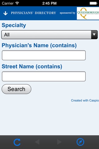 Augusta Physicians' Directory screenshot 2