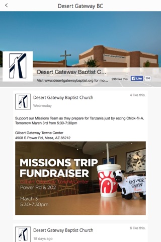 Desert Gateway Baptist Church screenshot 2
