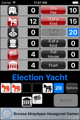 Election Yacht - With dice to celebrate democracy in the United States of America screenshot 3