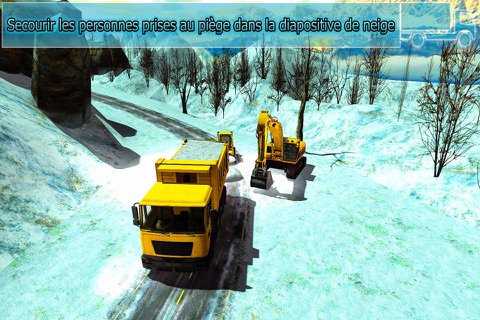 Snow Excavator Simulator: snowplow real driving screenshot 4