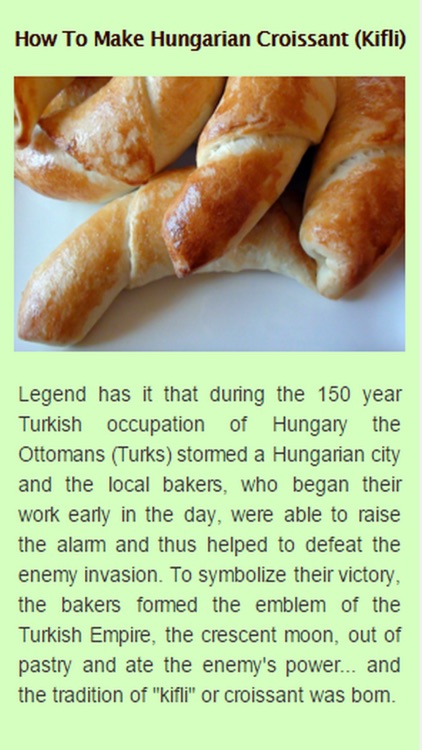 Croissants Recipes