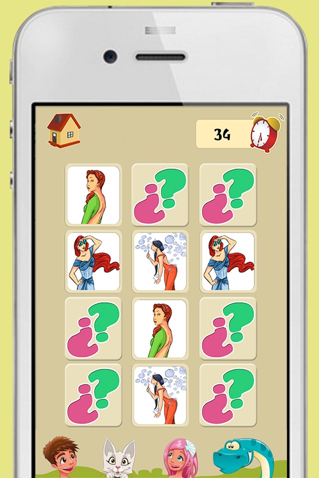 Memory game of top models - Games for brain training for children and adults screenshot 4