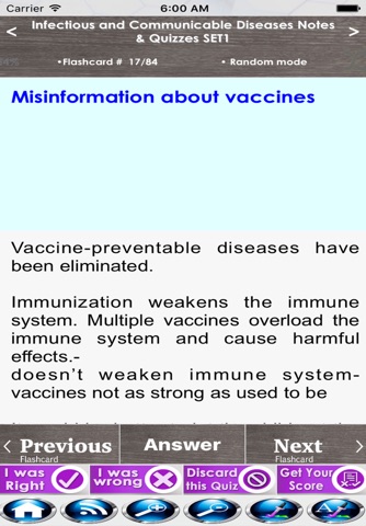 Infectious & Communicable Diseases 4400 Study Notes & Quiz screenshot 4