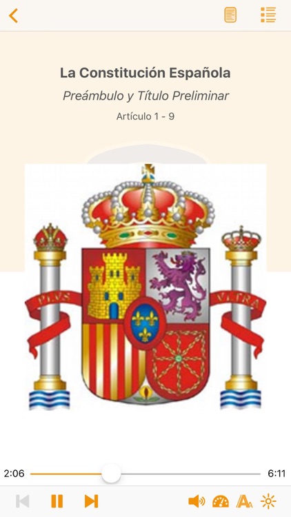 La Constitución Española en AudioEbook
