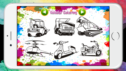 How to cancel & delete Vehicle Coloring Book Pages Game for Kindergarten from iphone & ipad 2