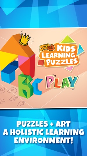 Kids Learning Puzzles: Alphabets, My K12 Tangram(圖1)-速報App