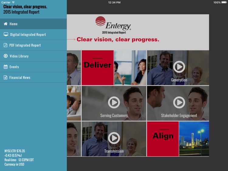 Entergy Integrated Report - tablet