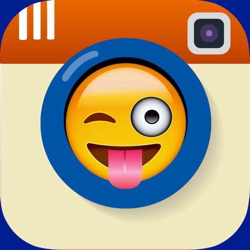 Emoticons On Happy Faces - Emoji Picture Creator With Image Resizer For Funny Face icon