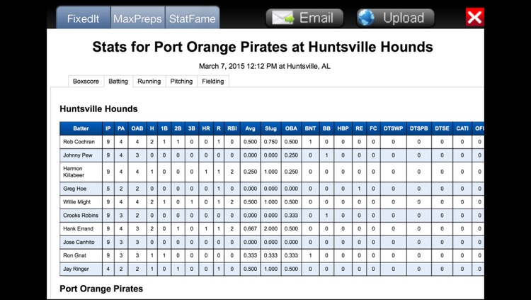Fixed It! Baseball ScoreBook screenshot-4