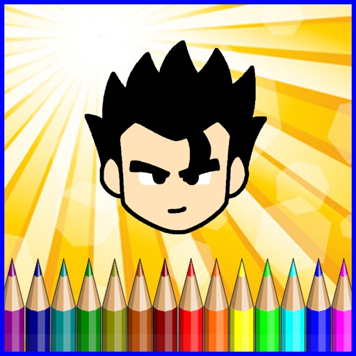 Coloring Book Dragon Kids Ball Icon