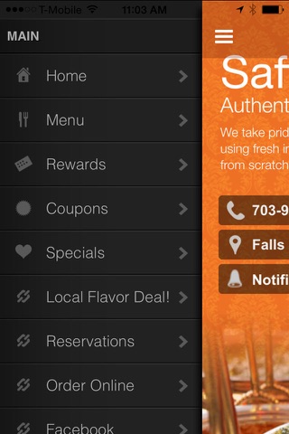 Saffron - Falls Church screenshot 2