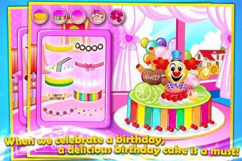 Baby Game-Birthday cake decoration 1 screenshot 2