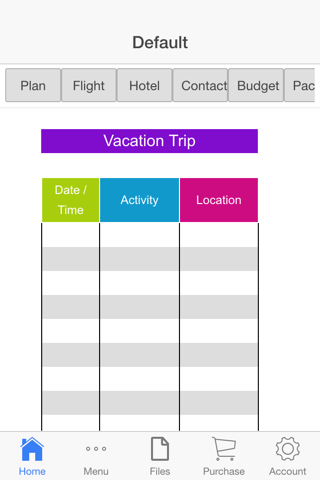 Vacation Planner screenshot 4