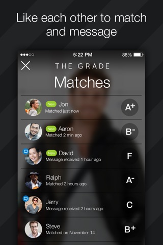The Grade Dating App screenshot 2