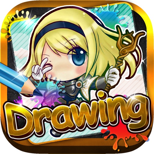 Drawing Desk LoL Chibi : Draw and Paint Cartoon Coloring Books Edition Free icon